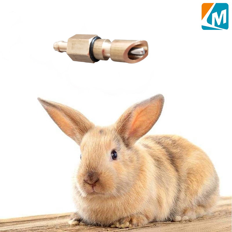 Automatic Brass Nipple Drinker Water Feeder 3/16'' Rat Mouse Chinchilla Bunny Brass Rabbit Rodent Pig Drinkers LMR-09