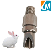 Automatic Water Nipple Drinkers Rabbit Bunny Guinea Pig Ferret Mice Drinkers Water System LMR-27