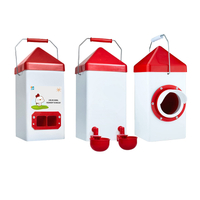 DIY High Quality Poultry Chicken Feeder Barrel Plastic Bucket Farm Automatic Feeding And Drinking Devices LM-101-105