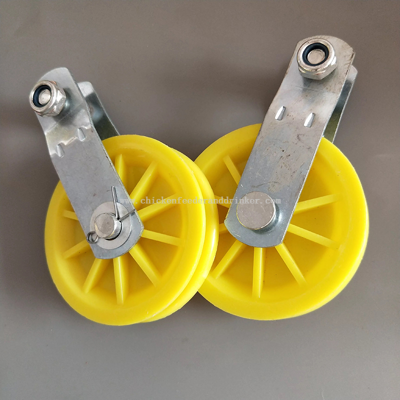  Pulley For Poultry Automatic Drinking Line Chicken Feeder Line System LML-15