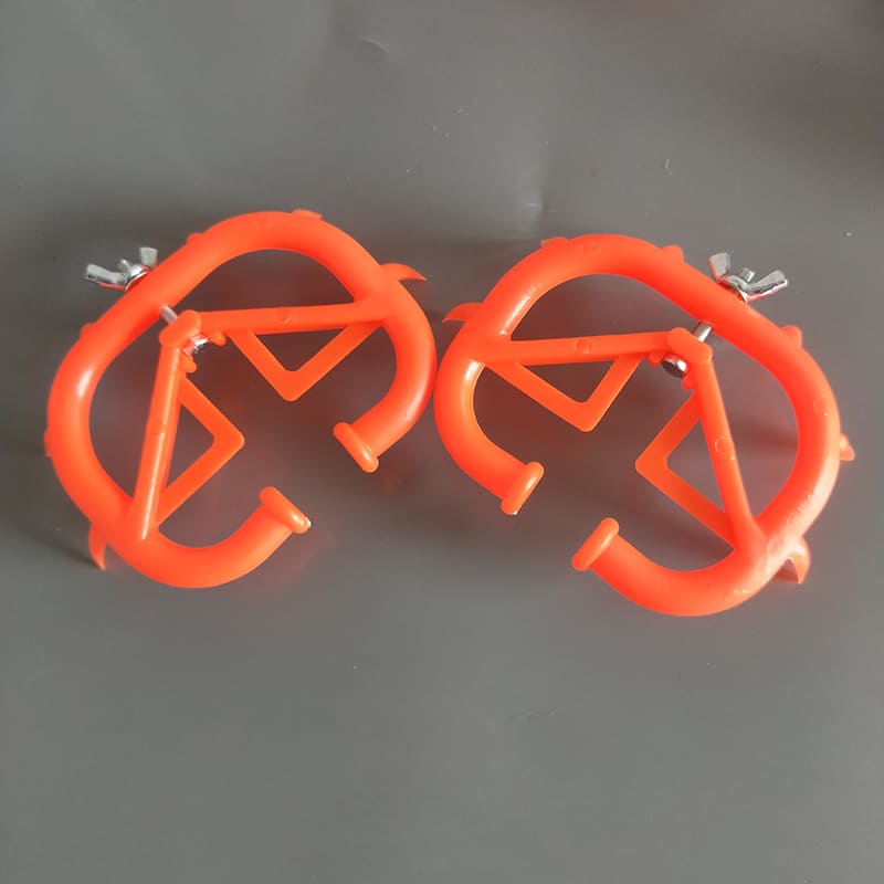 Cow Nose Ring Farm Livestock Animal Weaner Red Plastic Weaning Tool for Calf Cattle Prevent Sucking