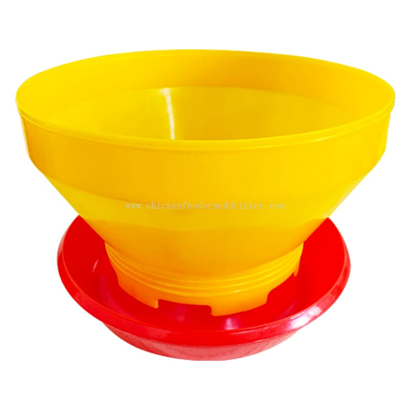 Automatic 6kg Turbo Poultry Feeder Bucket Manual Chicken Feeders Barrel For Backyard Chicken Feeder Line System