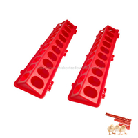  Automatic Pigeon Red Poultry Feeders for Pigeon Bird Feeding Box LMB-02