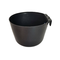 The Poultry Chicken Drinker And Feeder Plastic Round Chicken Feeder Bucket for Chicken Farm Turkey Cage Free-range Feeding LMB-14-15