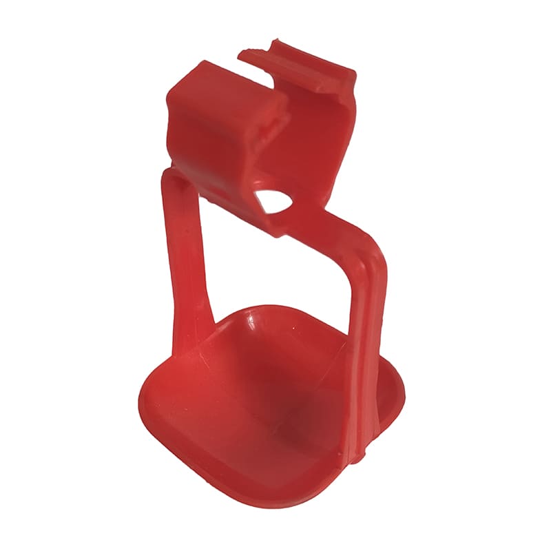 Plastic Drinking Broiler Water Nipple Lubing Hanging Chicken Drip Cup With Two Arms