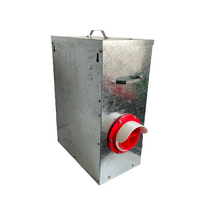 Chicken Coop Accessories Automatic Poultry Feeders Outdoor Rainproof Metal Chicken Feeders for Poultry Birdsor Chick LM-132