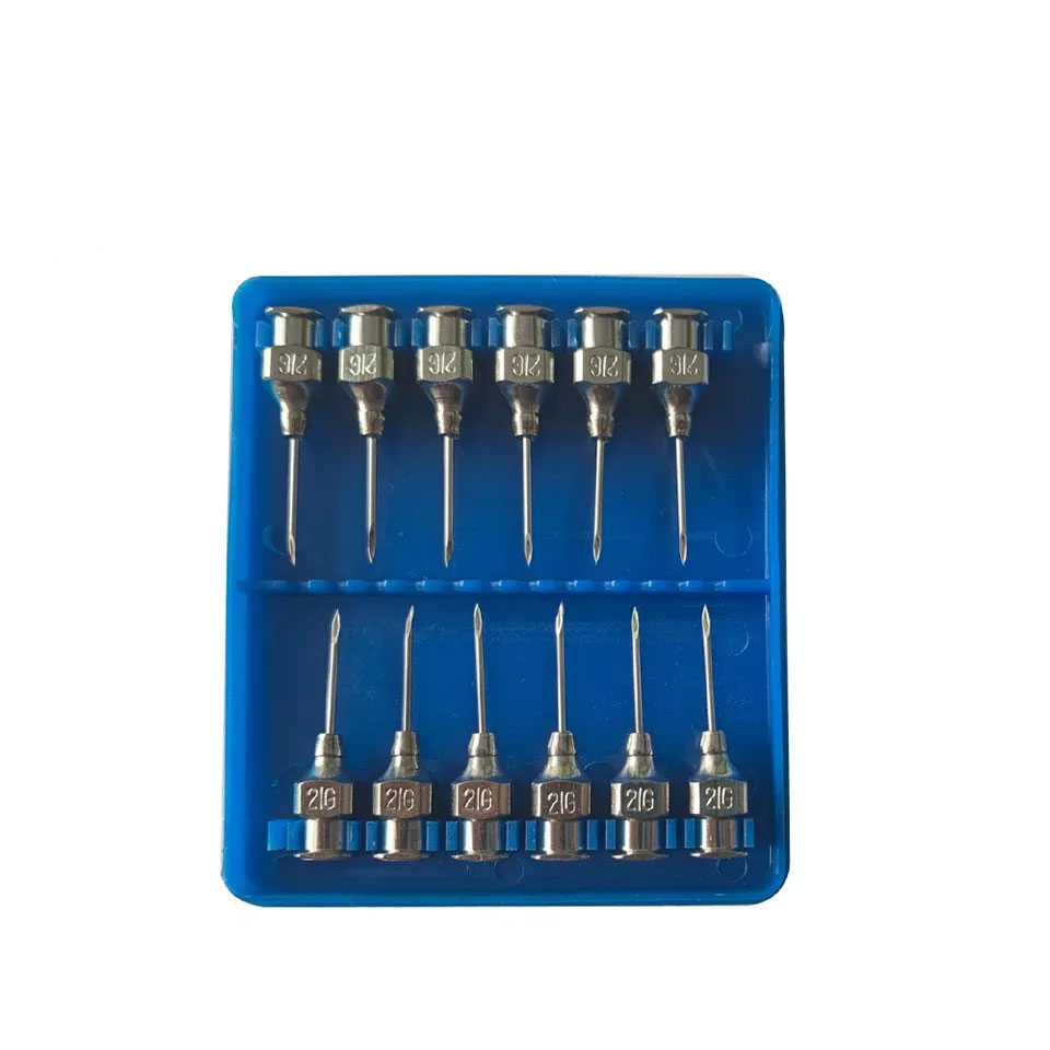 Veterinary Reusable Stainless Steel Injection Needle for Pig Cattle Syringe